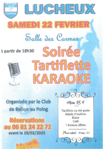 Tartiflette karaoké